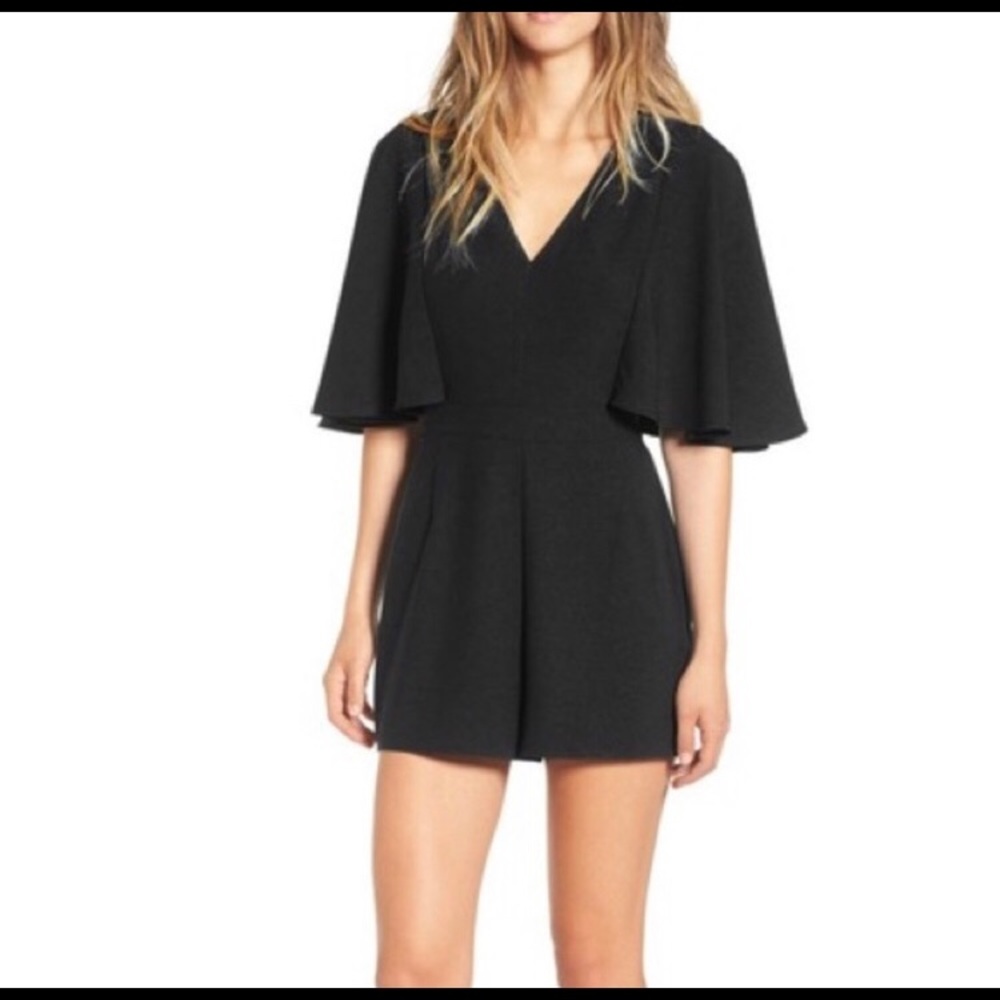 Nordstrom Leith Cape Sleeve Romper
